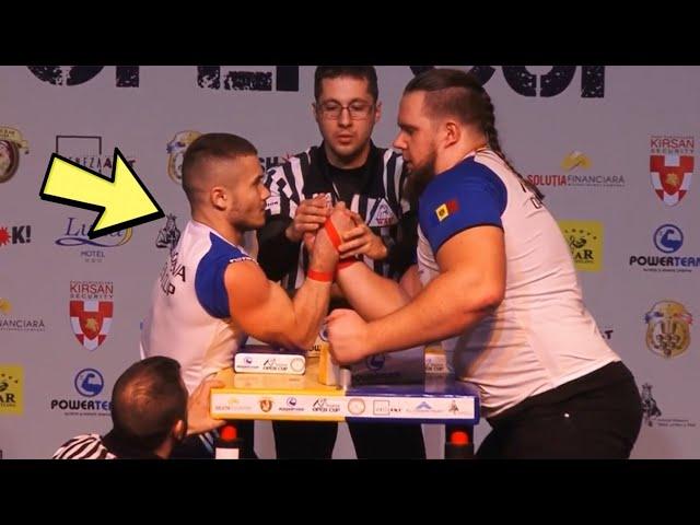 Alex Kurdecha(150kg) vs Daniel Procopciuc (70kg)Moldova Open Cup 2016