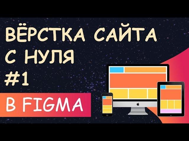 Верстка сайта с нуля из Figma для начинающих #1