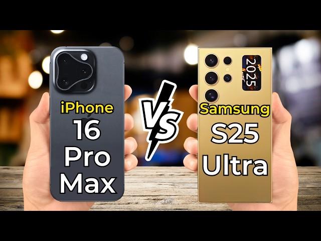 Samsung Galaxy S25 Ultra vs iPhone 16 Pro Max  Full Specs Comparison