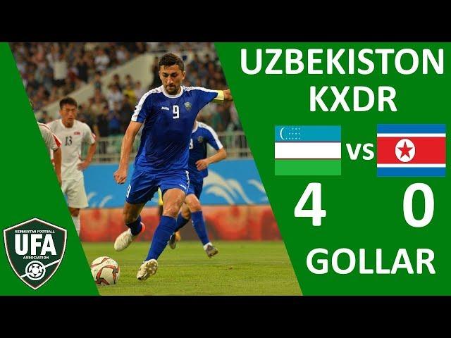 O'ZBEKISTON - KXDR 4:0 UIN SHARHI 07.06.2019