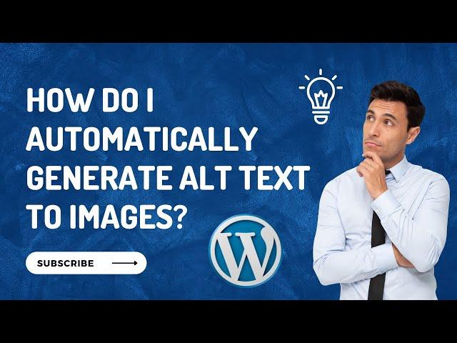 How to Add AUTO ALT Attributes to Images in WordPress