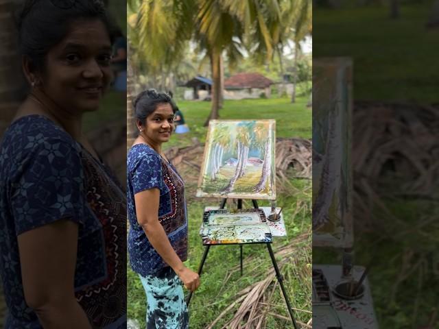 Live Painting at Village #villageart #village #art #viral #viralreels #artwork #kerala #painting