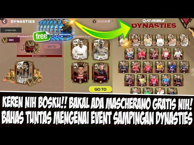 ADA MASCHERANO GRATIS!! DYNASTIES WARIOR IS COMING!! BAHAS EVENT SAMPINGAN EA SPORTS FC MOBILE