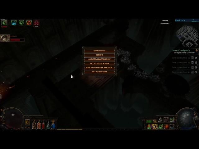 Path of Exile - Thank you logout macro