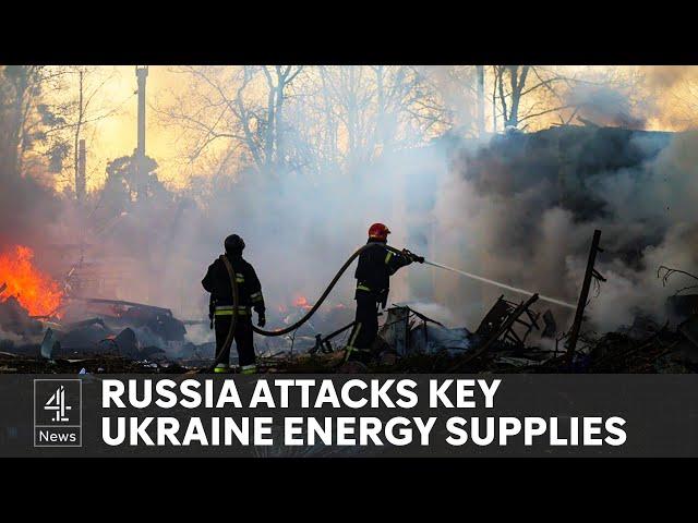 Ukraine war: Mass Russian drone and missile attack targets energy infrastructure