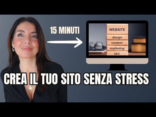 Come CREARE UN SITO WEB in POCHI MINUTI e SENZA CONOSCENZE TECNICHE