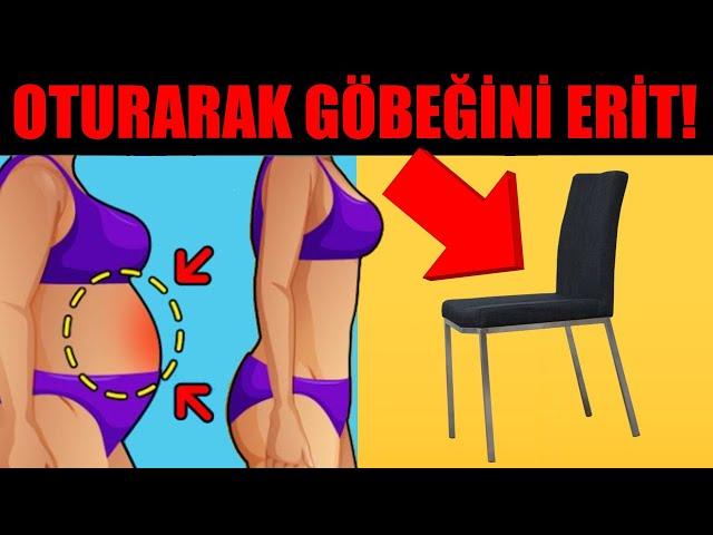 14 GÜNDE-SANDALYEDE GÖBEK VE BACAK YAĞLARINI ERİT! AÇIKLAMA YOK- SADECE EGZERSİZ!!!