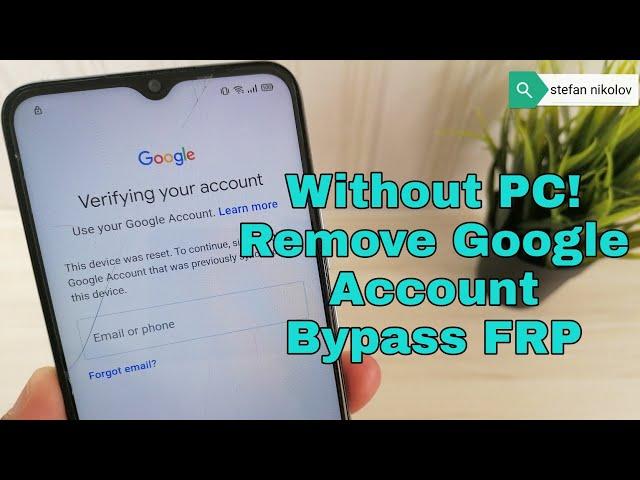 Realme 7i (RMX2103), Remove Google Account, Bypass FRP. Without PC.