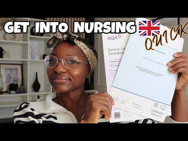 GET INTO NURSING WITH NO PRIOR QUALIFICATIONS | You Can do it too.