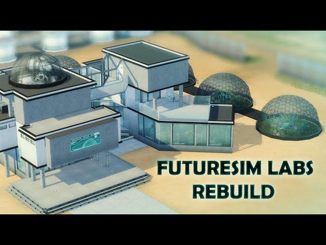 Space and Science Centre - FutureSim Labs Rebuild | Sims 4 Speed Build