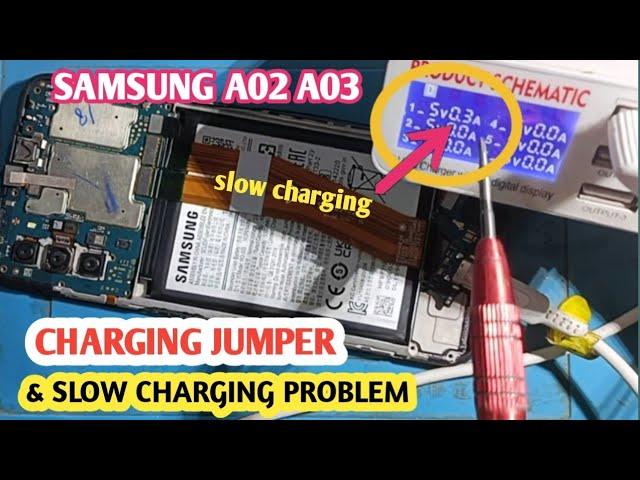 Samsung A02 A03s charging jumper | samsung M03s slow charging problem