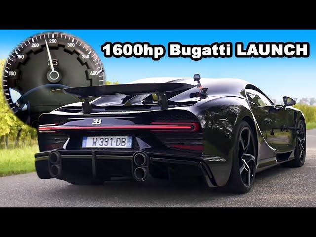 Launching a 1600hp Chiron Super Sport! 