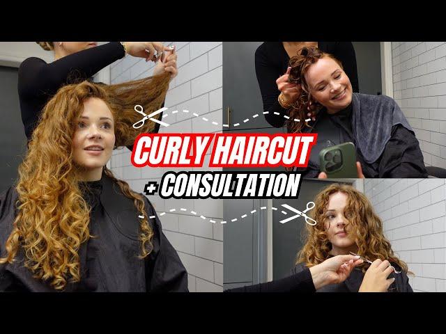 GET A CURLY HAIRCUT WITH ME | what to ask for, curl specialist tips, curly cut process