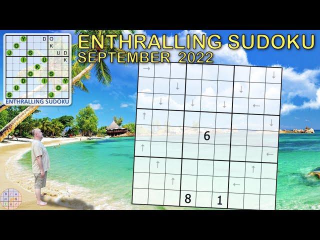 A wonderful variant from September 2022's Enthralling Sudoku.