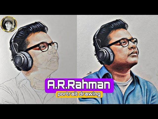  உங்களால A.R.Rahman sir - அ drawing பன்ன முடியுமா ️ | tips and tricks | tamil artist