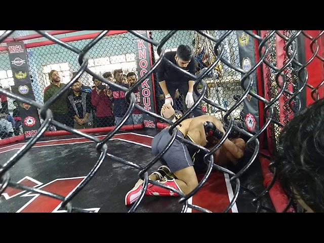 Knockout combat league Bout.1 :Harendra Singh Rana Amatuer MMA fight -70kg weight category