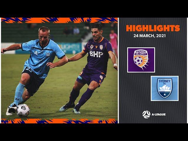 HIGHLIGHTS: Perth Glory FC v Sydney FC | 24 March | A-League 2020/21 season