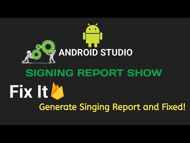 HOW TO SHOWING SIGNING REPORT IN ANDROID STUDIO | GENERATE THE SHA-1 REPORT IN NEW WAYS | A4L TECH