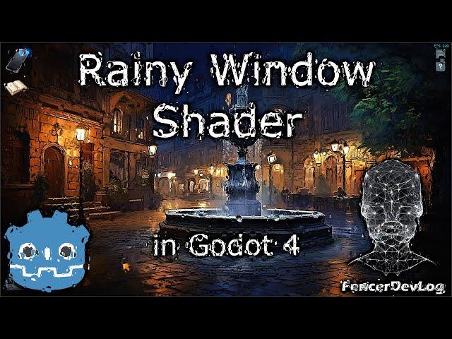 Godot 4: Rainy window shader (tutorial)