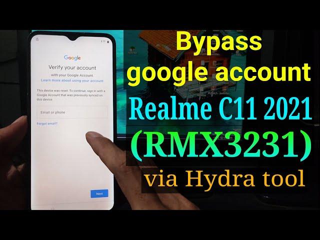 Realme C11 2021 Google account bypass || FRP Bypass Realme C11 2021 (RMX3231) #realmec112021frp