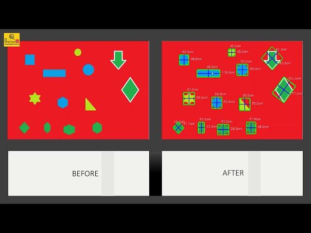 OpenCV Python Tutorial | FIND Contours of Irregular Shapes and Compute Size | OneTouchBI