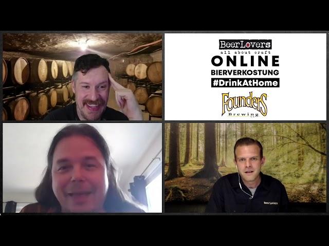 Online Bierverkostung #DrinkAtHome Founders