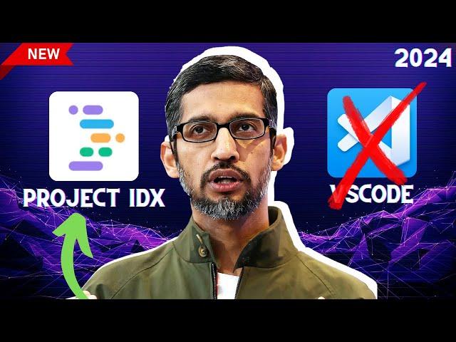 Project IDX First Look | Google's New AI Code Editor | Build AI App on IDX (2024)