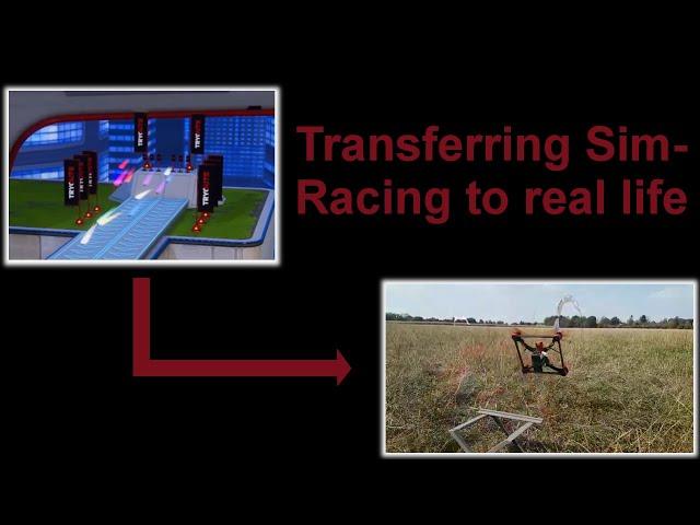 Transferring Sim-Racing to real life (The Drone Racing League Simulator)