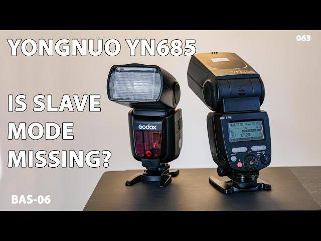 Yongnuo YN685: Optical Slave Mode missing?