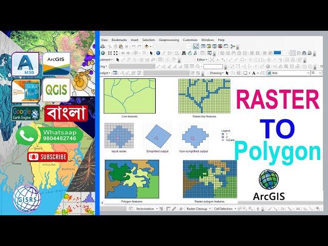 How to convert Raster to polygon in ArcGIS|Raster to Vector|Reclassify Raster to Shapefile in ArcGIS