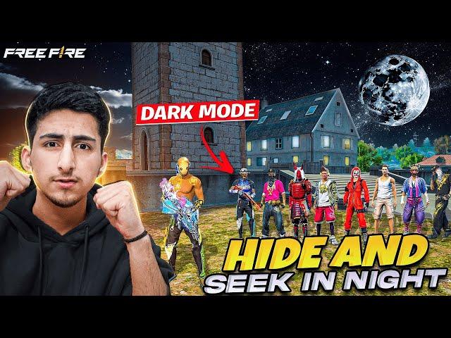 Hide And Seek In NightDark Mode 1 Vs 50 - Free Fire India