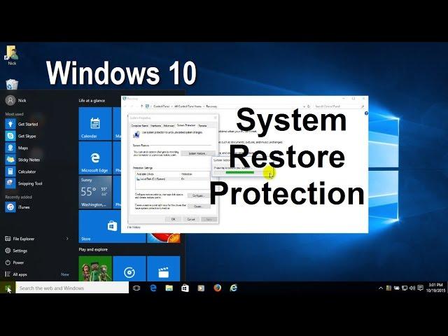 Windows 10:  How to Enable, Create and Perform a System Restore Point - Free & Easy