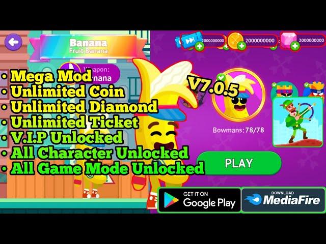 Bowmasters Mod Apk Terbaru All Character Unlocked - Unlimited Coin