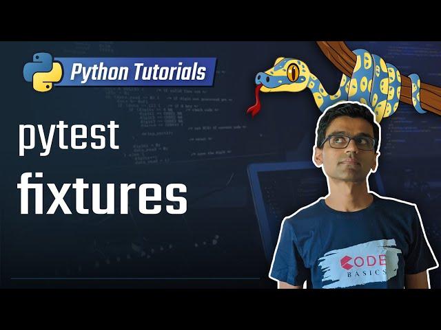 Python unit testing - pytest fixtures