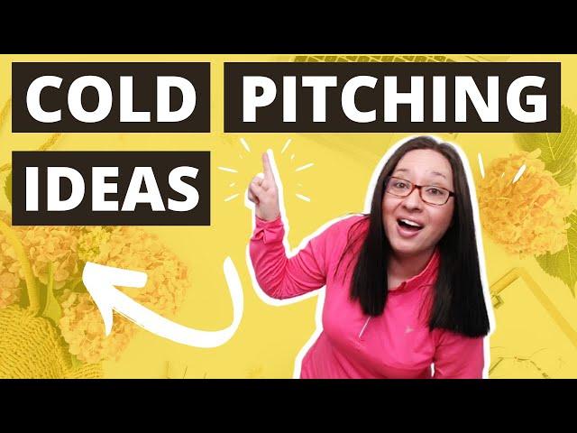 The Easy Way to Cold Pitch as a Beginner Freelance Writer// cold email to make money writing