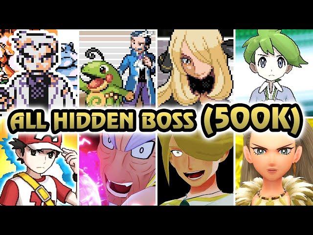 Evolution of Hidden Final Boss Pokémon Battles (1996 - 2024)