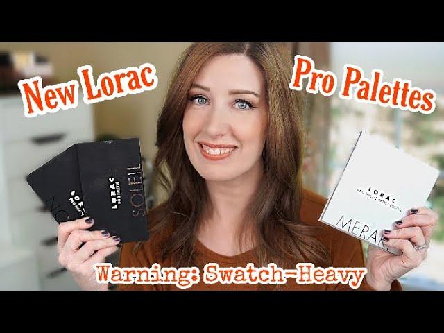 NEW LORAC PRO PALETTES REVIEW & SWATCHES // NOIR, SOLEIL & MERAKI