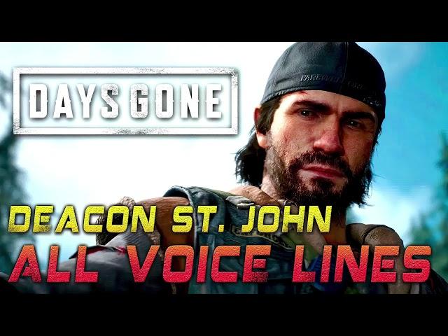 Days Gone: Deacon St. John All Voice Lines [Part 1]