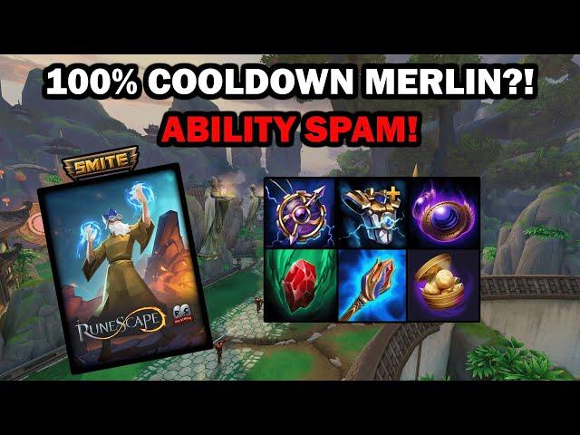 I BUILT 100% COOLDOWN ON MERLIN, IT WAS INSANITY!
