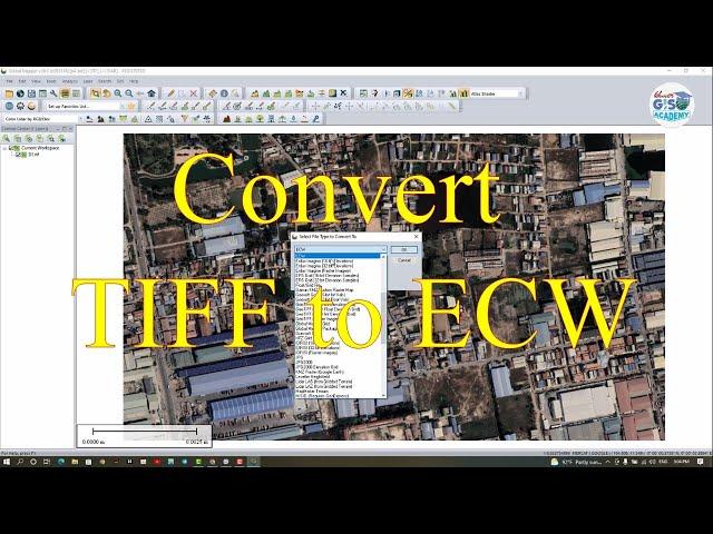 [Tutorial] - How to Convert Tiff file to ECW file using Global Mapper