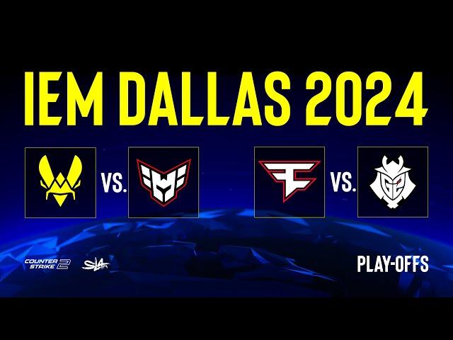 День 1 | IEM Dallas 2024 | Playoffs | КРИВОЙ ЭФИР