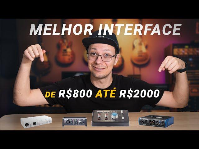 Melhores interfaces de áudio de R$800 a $2000 em 2023