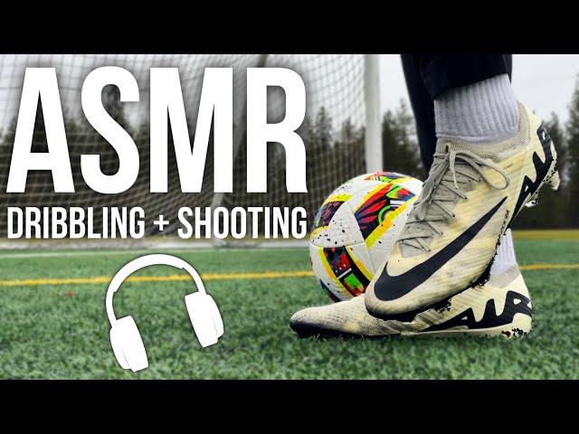 ASMR Dribbling & Shooting Training for Soccer / Football in Nike Mercurial Vapor 15