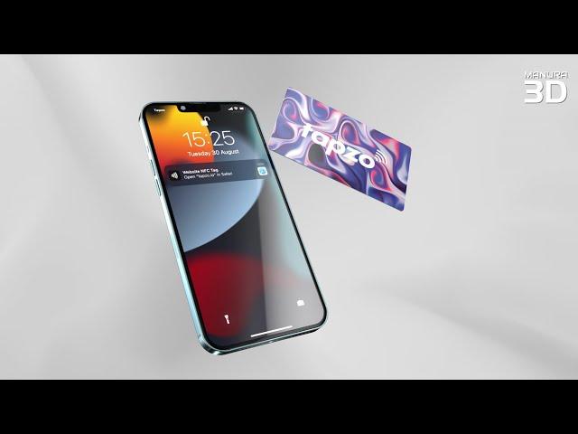Tapzo Smart Business Card - 3D Product Animation Video