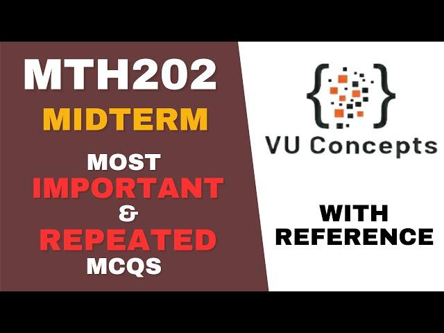 MTH202 Midterm Preparation 2024 | MTH202 Midterm Current Paper 2024