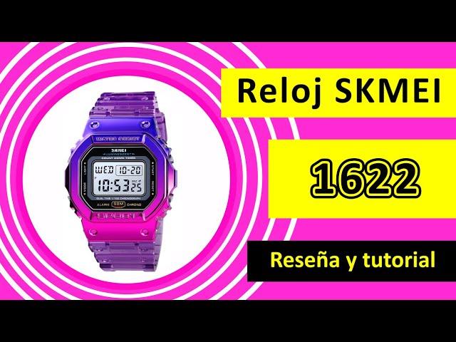 Reloj SKMEI 1622 | Review español | Tutorial español | Relojes 2021