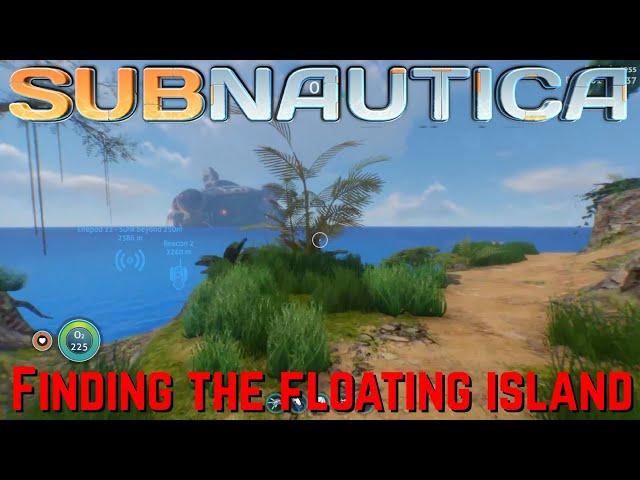 Subnautica Finding the Floating Island & Blueprints For a Better Base