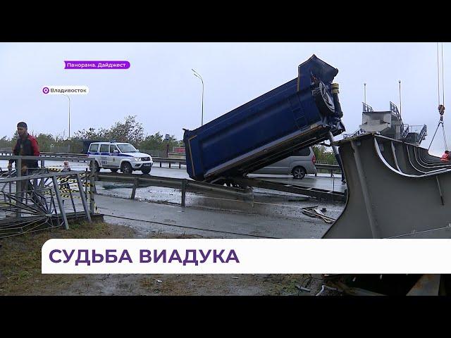 «У человека горе»: преступление было совершено на месте обрушения виадука во Владивостоке