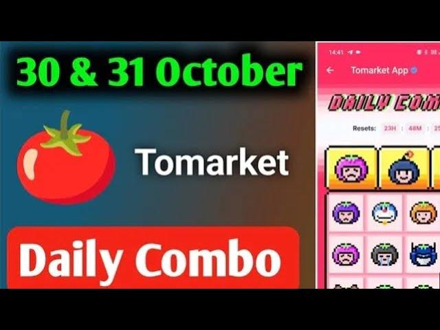 Tomarket 30 October Daily Combo | Tomarket Daily Combo Card 30 & 31 October | Tomarket Daily Comb