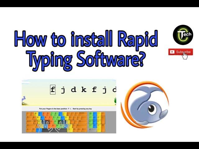 How to install free rapid typing tutor in  laptop or PC |  Download Rapid Typing Software |